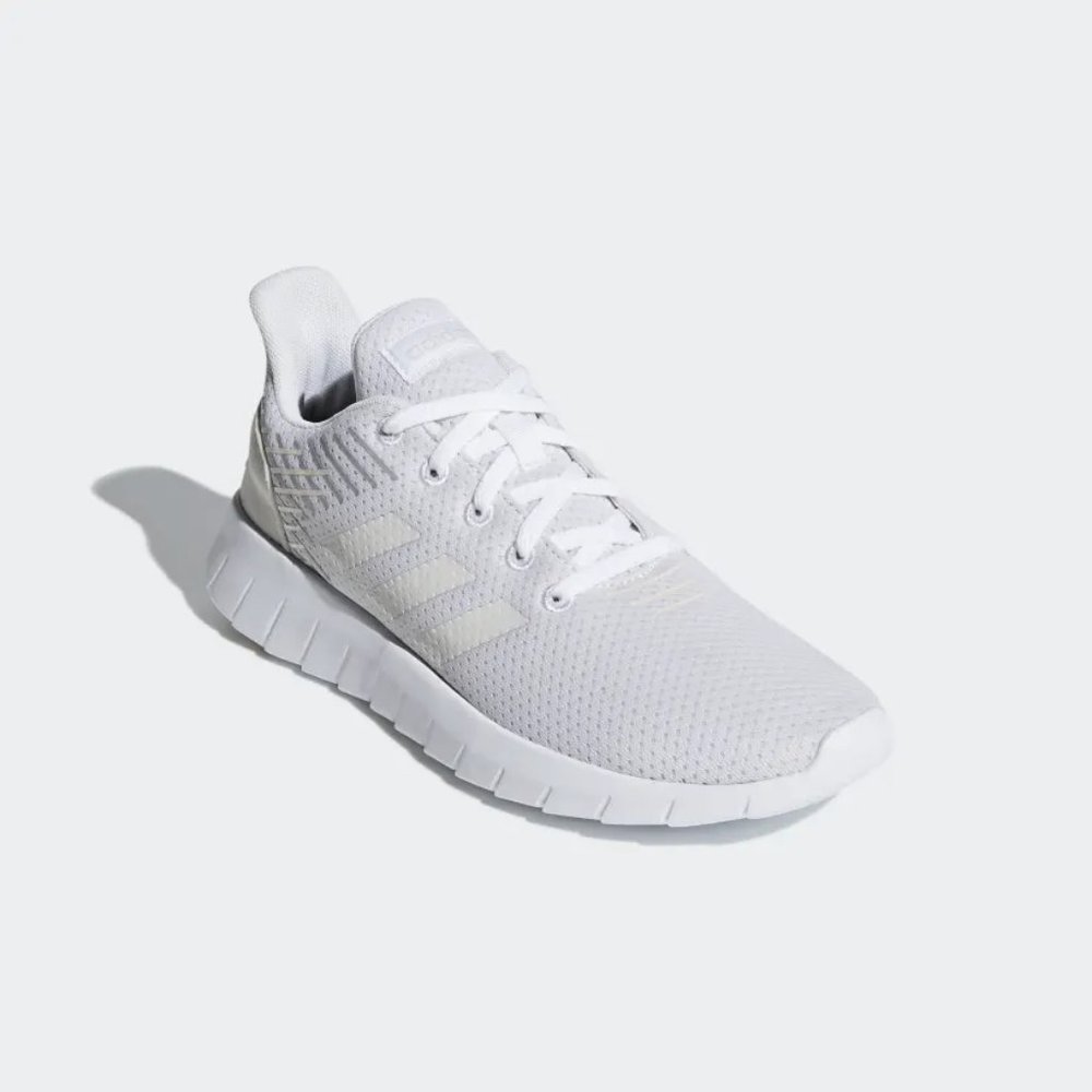 Adidas Women Asweerun Running Shoes Athletic Sneakers Size 6.5 White Lace Up